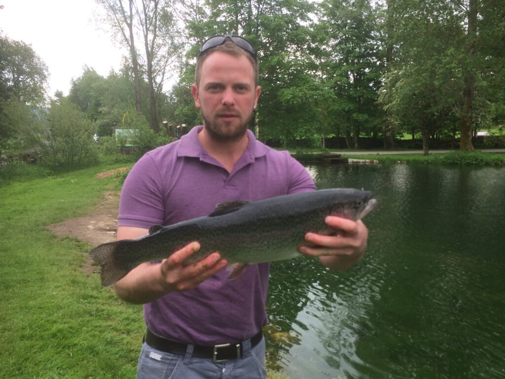 Stuart 4lb rainbow June 2014