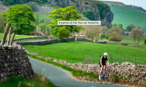 Tour de Yorkshire cyclist